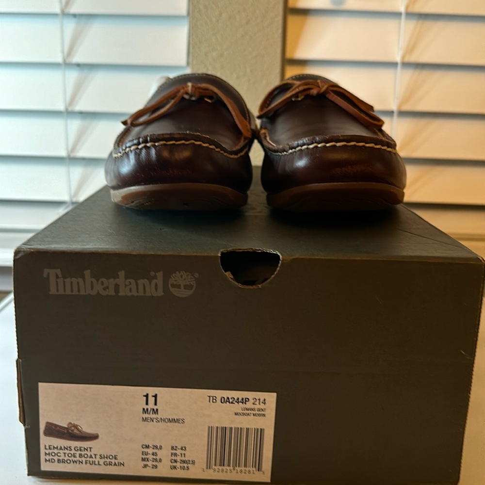 TIMBELAND LEMANS GENT MOC TOE BOAT SHOE